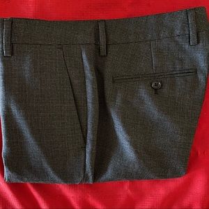 Bonobos Houndstooth Charcoal Suit Pants 30 Slim